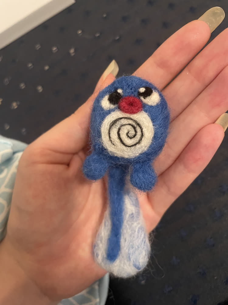 Needlefelted poliwag
